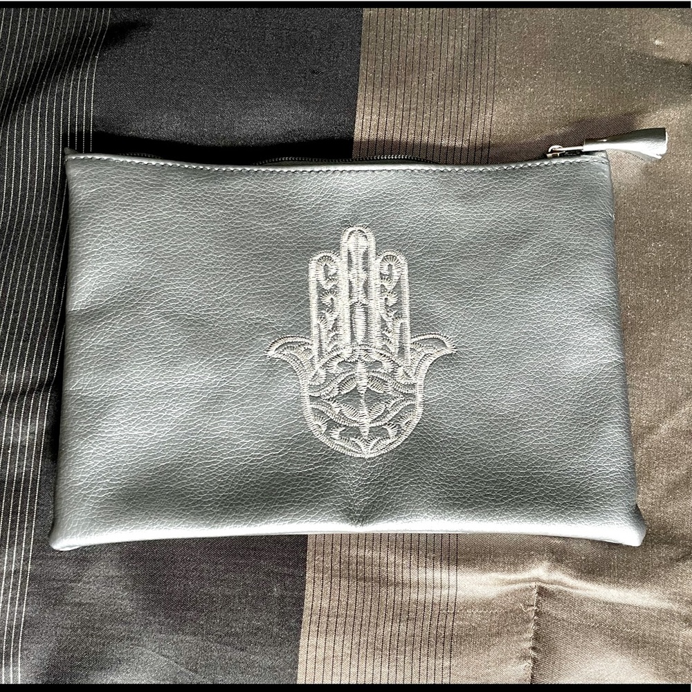 Moroccan Khamsa Hamsa large Pouch Wristlet